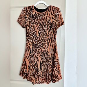 Topshop smocked pattern dress
